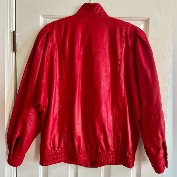 Pierre Lamonte Red Sporty 80’s Blazer! Size Medium. - Picture 2 of 9